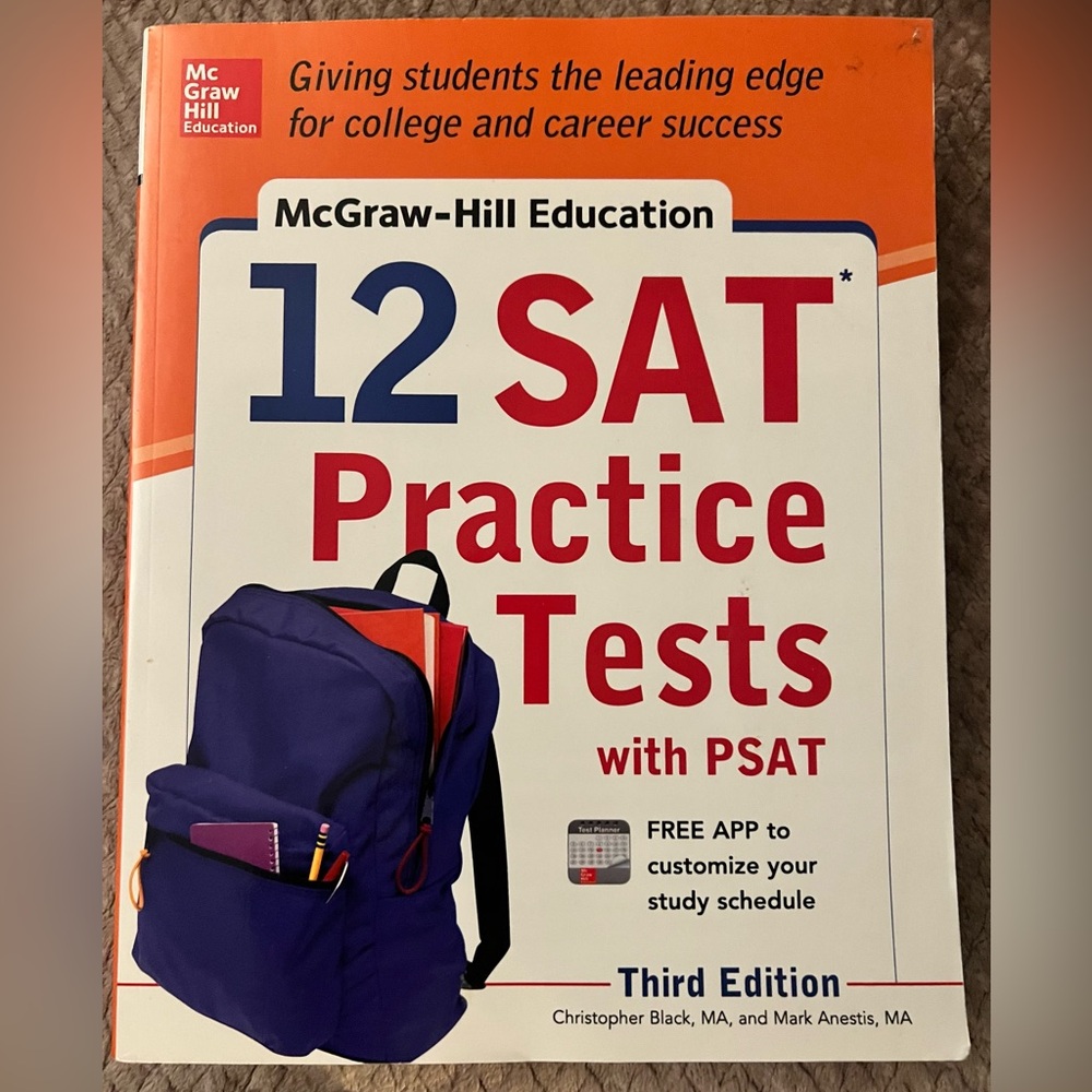 SAT Practice Tests Book